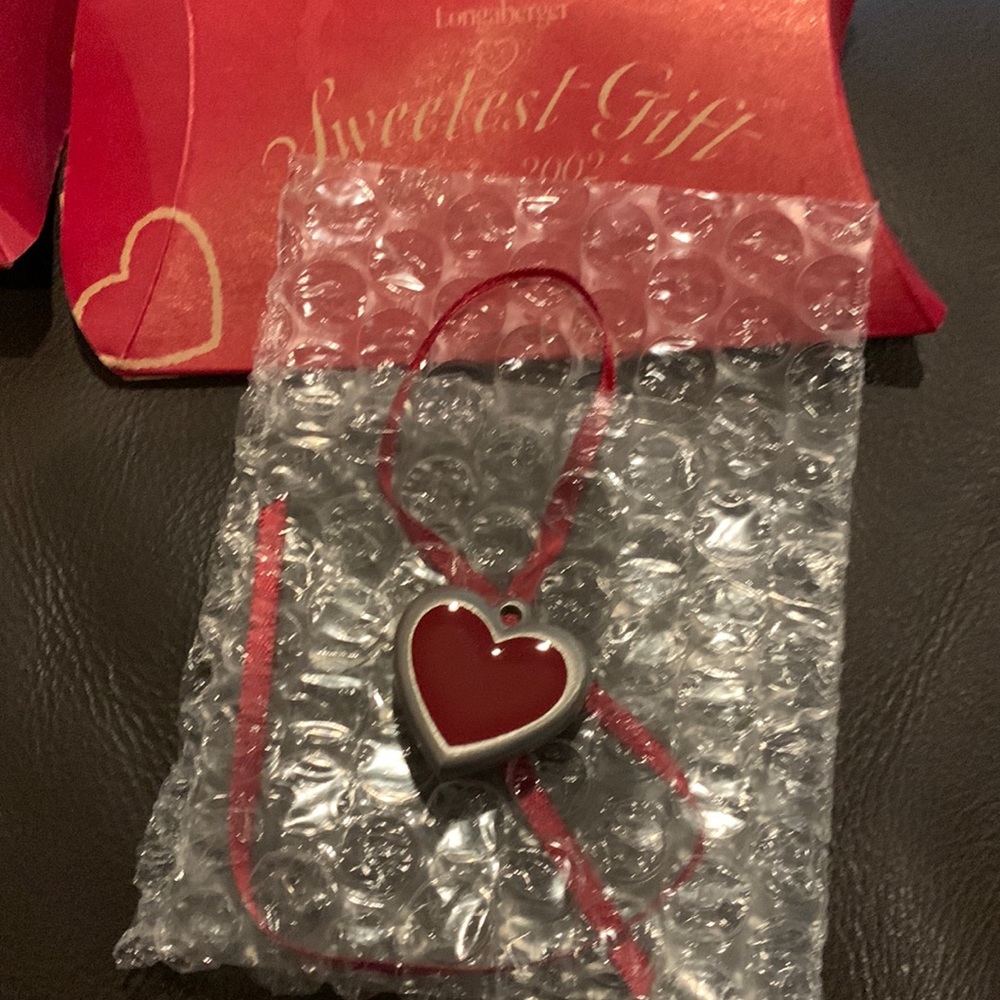 Longaberger Heart Tie on